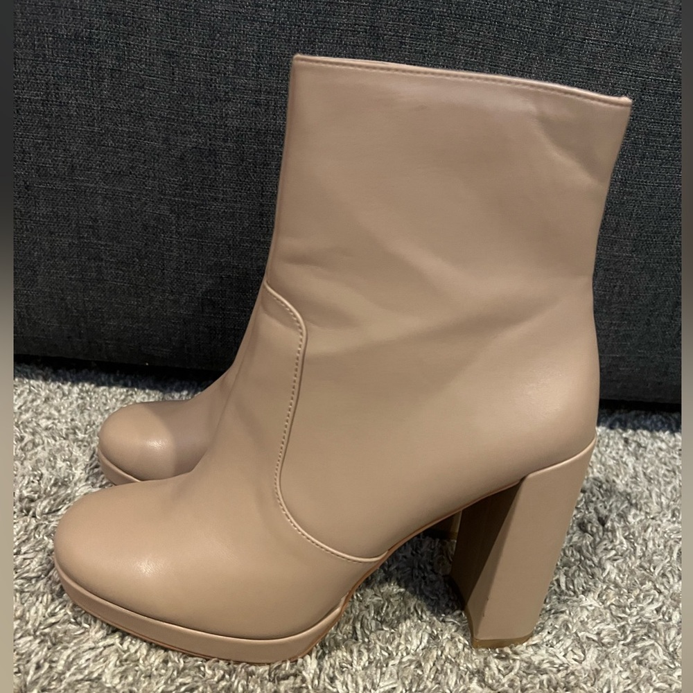 Just fab ankle boot biege